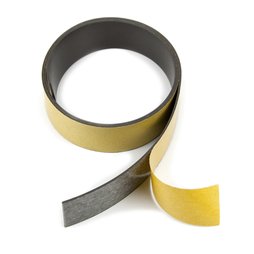 MT-30-STIC, Cinta magnética adhesiva ferrita 30 mm, cinta magnética autoadhesiva, Rollos de 1 m / 5 m / 25 m