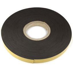 MT-20-STIC/25m, Magneettape ferriet 20 mm, zelfklevend magneetband, rol à 25 m