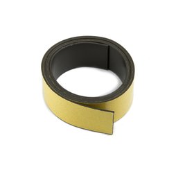 MT-30-STIC/01m, Bande magnétique adhésive ferrite 30 mm, bande magnétique autocollante, rouleau de 1 m