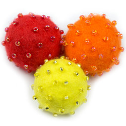 LIV-42/rbs, Adams, magneti decorativi in feltro, Rainbow estate, set da 3