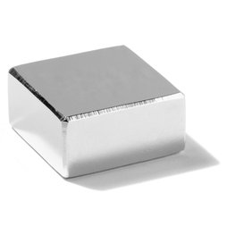 Q-30-30-15-N, Blokmagneet 30 x 30 x 15 mm, neodymium, N45, vernikkeld