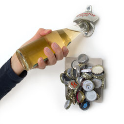 M-40, Ouvre-bouteille mural, avec collecteur magnétique de capsules, accessoires de montage inclus