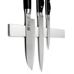 FO-10, Knife strip magnetic 32 cm, magnetic strip, made of stainless steel, for 6 knives up to 500 g