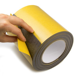 MT-150-STIC, Nastro magnetico adesivo ferrite 150 mm, nastro magnetico autoadesivo, Rotoli da 1 m / 5 m / 25 m