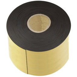 MT-150-STIC/25m, Bande magnétique adhésive ferrite 150 mm, bande magnétique autocollante, rouleau de 25 m