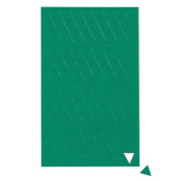 BA-012T/green, Symboles magnétiques triangle petit, pour tableaux blancs & tableaux de planning, 180 symboles par feuille, vert