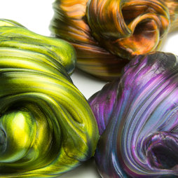 M-PUTTY-IRIS, Plastilina inteligente «Flip Flop», brilla en diferentes colores, ¡no es magnética!