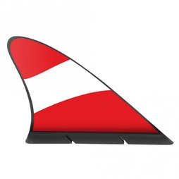 M-42/aut, Fanvin landvlag, magneetvlag voor de auto, Oostenrijk