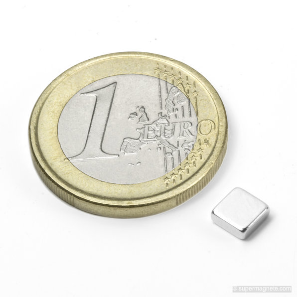 Bloque magnético 5 x 5 x 2 mm