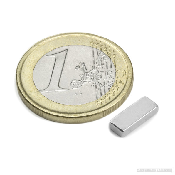 Blokmagneet 10 x 4 x 2 mm