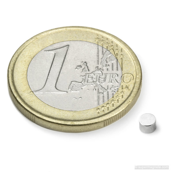 Disco magnético Ø 3 mm, alto 3 mm