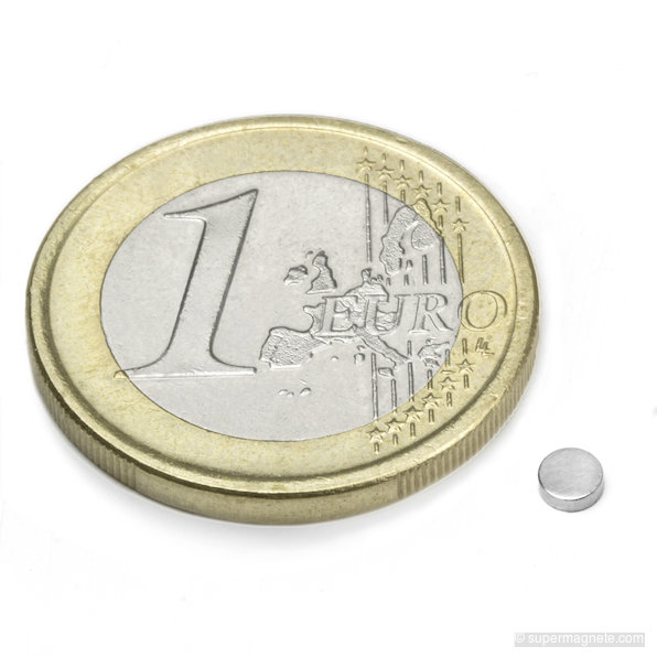 Disc magnet Ø 3 mm, height 1 mm