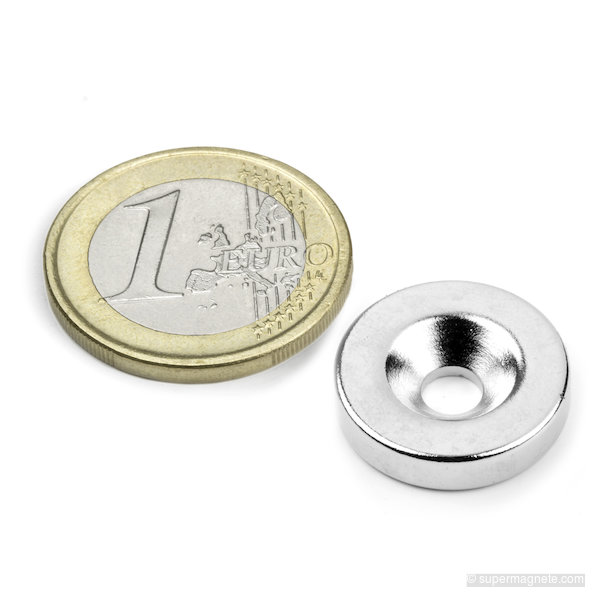 Disco magnetico Ø 18 mm, altezza 4 mm