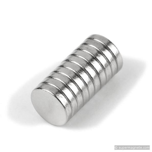 Disc magnet Ø 5 mm, height 1 mm