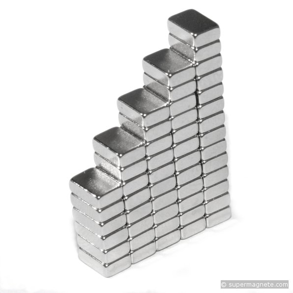 Block magnet 6 x 4 x 2 mm