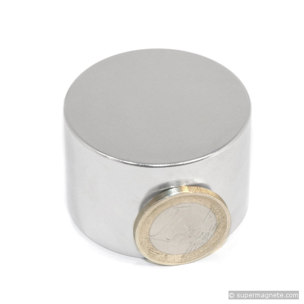 Disco magnetico Ø 45 mm, altezza 30 mm